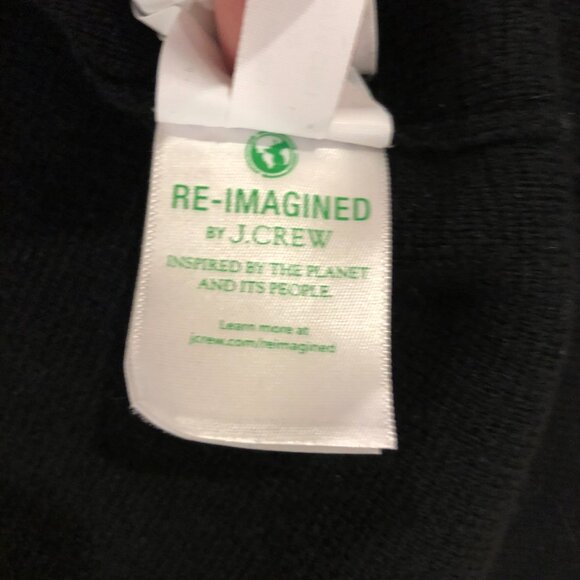 J. Crew Black Sweater Blazer, Size XL - Picture 5 of 8